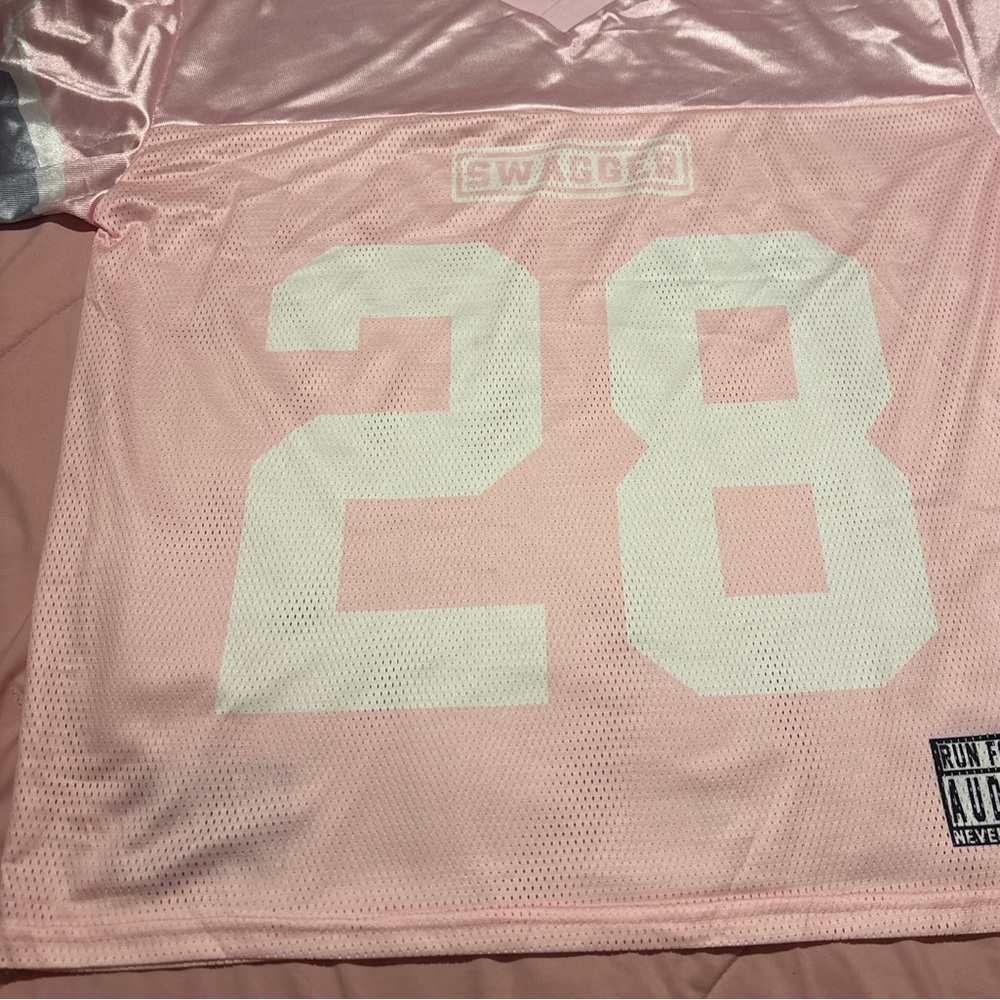 SHEIN Pink Women's Sports Jersey